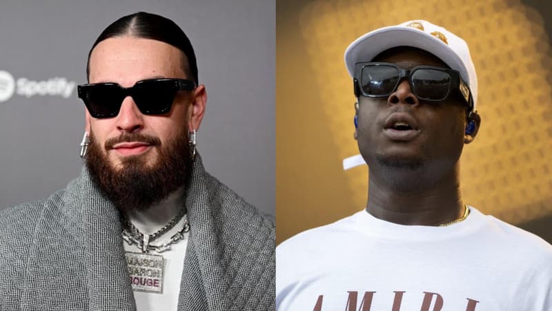 Les rappeurs SCH et Ninho.