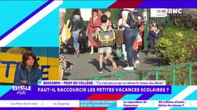 Raccourcir les petites vacances scolaires : "On a un métier éprouvant nerveusement", rappelle Benjamin