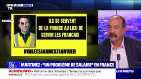 Philippe Martinez (CGT): "Pourquoi il y aurait les gilets jaunes d'un côté, des rouges de l'autre? Il faut que tout le monde se mette d'accord pour se mobiliser ensemble"