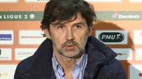 Eric Sikora en conférence de presse