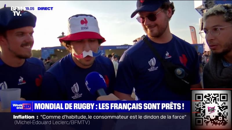 Mondial de rugby: les supporters français sont prêts!