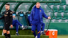 Ronald Koeman, entraîneur du Barça, le 24 janvier dernier lors du match face à Elche