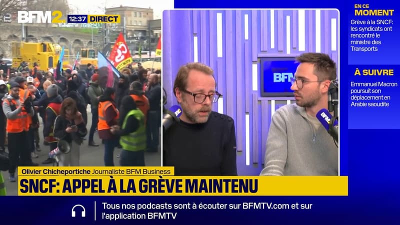 SNCF: les syndicats de cheminots maintiennent leur préavis de grève à partir du 11 décembre au soir