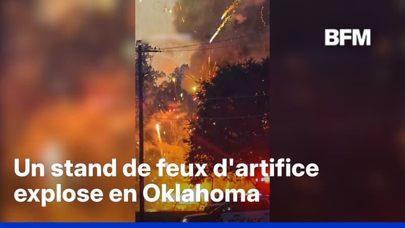 États-Unis: un stand de feux d'artifice explose en Oklahoma