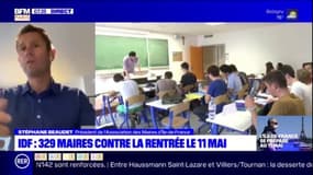 "C'est pas l'école qu'on rouvre, c'est un mode de garde pour les enfants", juge Stéphane Beaudet, président de l'Association des maires d'Ile-de-France