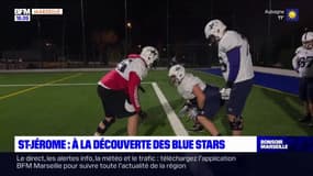 Marseille: immersion dans l'équipe de football américain des Blue Stars de Saint-Jérôme