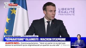 Emmanuel Macron: "On ne doit jamais accepter que les lois de la religion puissent être supérieures à celles de la République"