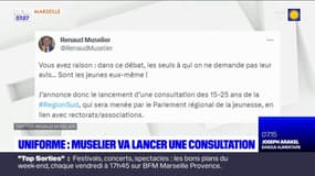 Renaud Muselier annonce le lancement d'une consultation sur le port de l'uniforme dans les lycées de Provence-Alpes-Côte d'Azur