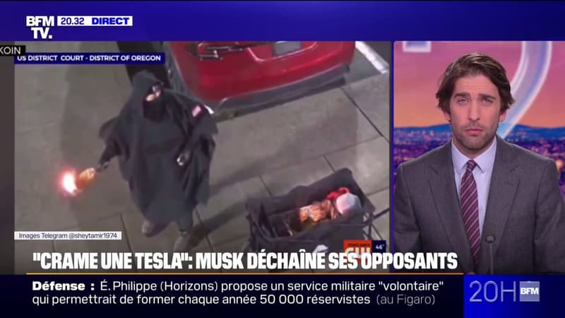 L'ENQUÊTE DU 20H - Les incendies volontaires de Tesla se multiplient aux États-Unis et en Europe