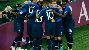 La joie des joueurs français