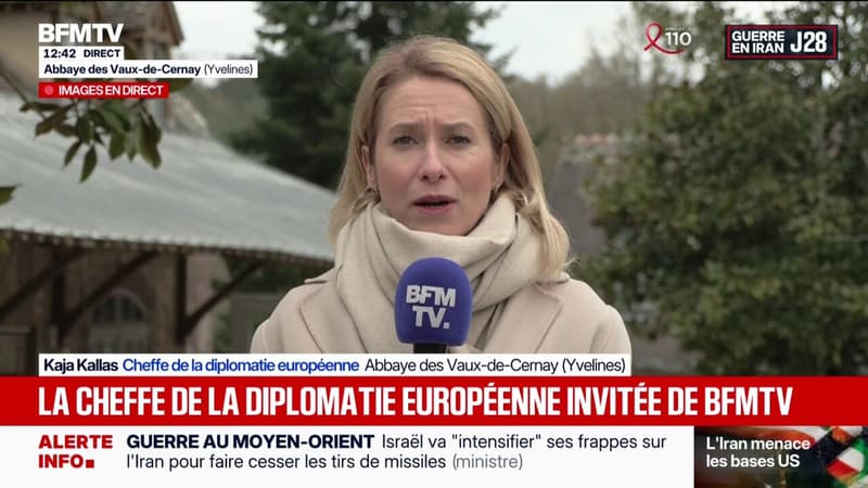 "Le détroit d'Ormuz doit être ouvert pour tout le monde", affirme la cheffe de la diplomatie européenne Kaja Kallas