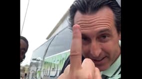 Le doigt d'honneur d'Unai Emery