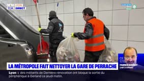 La Métropole de Lyon fait nettoyer le centre d'échanges de Perrache