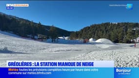 Gréolières : la station manque de neige