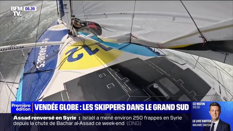 Vendée Globe: Charlie Dalin toujours en tête alors que la flotte s'engage dans les mers du Sud