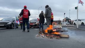 Plusieurs actions de blocages ont eu lieu ce mardi 7 mars en Normandie