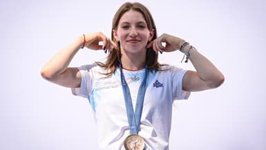 La gymnaste roumaine Ana Barbosu a récupéré sa médaille de bronze gagnée lors des JO de Paris 2024, 16 août 2024