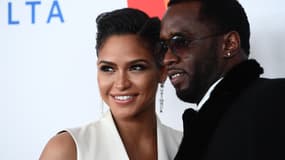 La chanteuse Cassie et le rappeur P. Diddy en 2018 lors d'une soirée avant les Grammy Awards