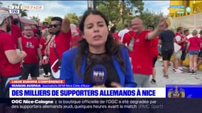 Nice-Cologne: des milliers de supporters allemands présents dans les rues de la ville