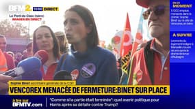 "Il faut arrêter de laisser mourir notre industrie", Sophie Binet aux côtés des salariés de Vencorex