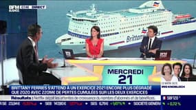 Jean-Marc Roué (Président du conseil de surveillance de Brittany Ferries): "L'annonce sur le pass sanitaire amène nos clients à débooker (leur réservations)"