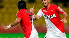 Radamel Falcao et Emmanuel Rivière
