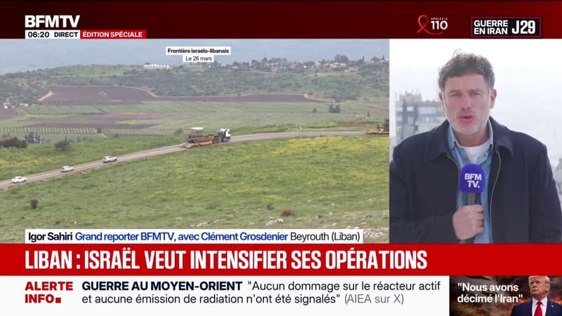 Guerre au Moyen-Orient: Israël veut intensifier ses opérations au Liban