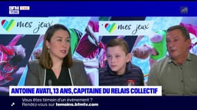 Var: Antoine Avati, 13 ans, capitaine du relais collectif de la flamme olympique