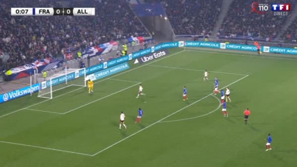 Le but de Wirtz lors de France-Allemagne.