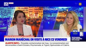 Marion Maréchal en visite à Nice ce vendredi