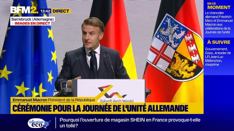 En Allemagne, Emmanuel Macron affirme que "les extrÃªmes" sont de "fausses promesses"