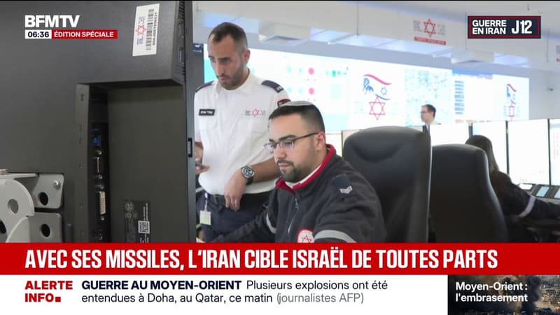 Guerre au Moyen-Orient: au cœur des secours israéliens "en état d'alerte maximale" quotidiennement