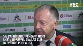 "Je l'ai défendu contre vents et marées pendant trois ans" : le rappel d'Aulas sur la période Puel à l'OL