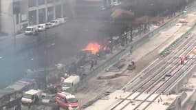 Paris : incendie dans un camp de roms - Témoins BFMTV