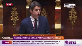 Gabriel Attal déjà menacé par l'Assemblée nationale ?