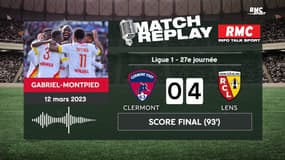Clermont 0-4 Lens : Les Sang et Or s'imposent grâce à un triplé d'Openda, le goal replay avec les commentaires RMC