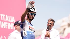Le coureur français Julian Alaphilippe pendant le Tour d'Italie, le 26 mai 2024Le coureur français Julian Alaphilippe pendant le Tour d'Italie, le 26 mai 2024