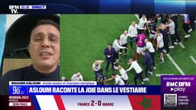 "Une vraie symbiose" entre le staff et les joueurs: Brahim Asloum raconte sa visite dans le vestiaire des Bleus après la victoire contre le Maroc
