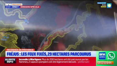 Incendie à Fréjus: une partie de l'A8 bloquée pour ce nouveau week-end de départs en vacances