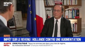 Pour François Hollande, ancien président de la République, "Olivier Faure fait ce qu'il a à faire"