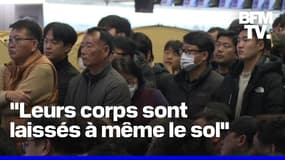 "Leurs corps sont laissés à même le sol": les familles des victimes du crash en Corée du Sud demandent à pouvoir identifier leurs proches