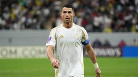 Cristiano Ronaldo lors du match Al-Gharafa-Al-Nassr (1-3, Ligue des champions asiatique), le 25 novembre 2024