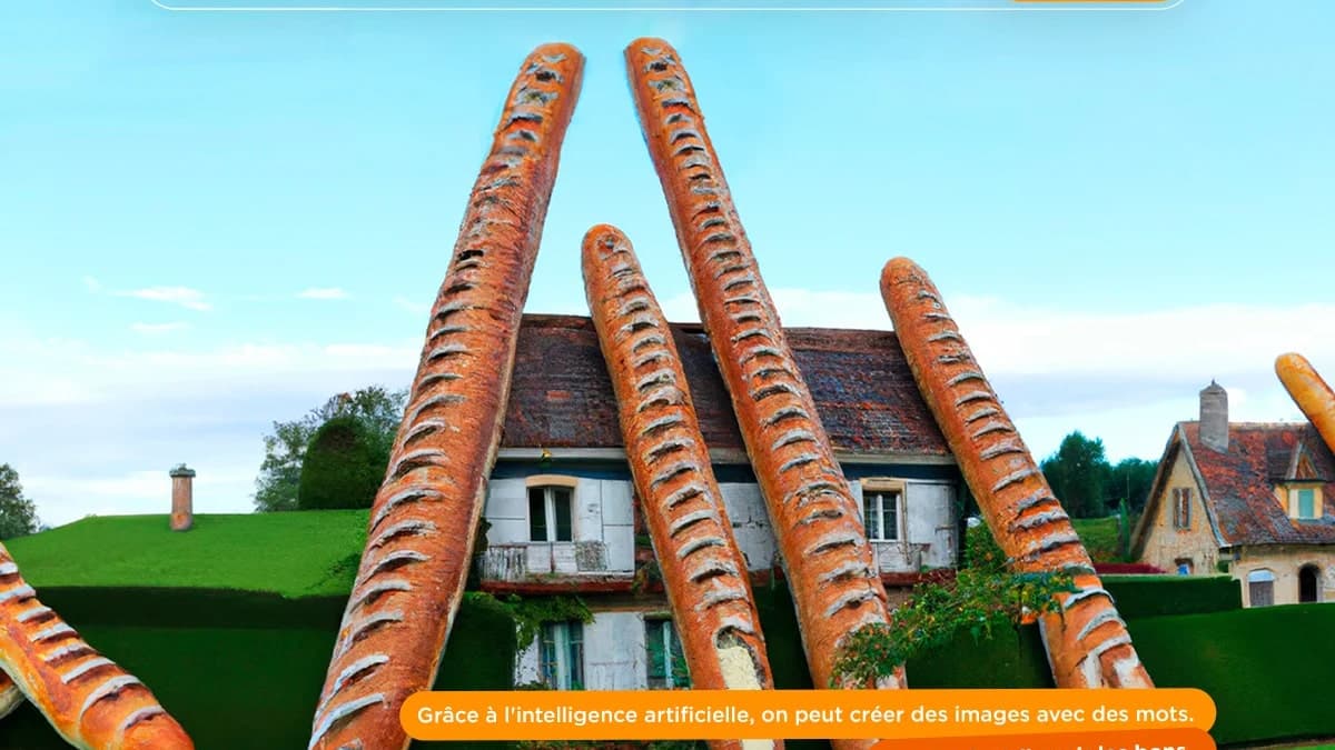 Une jolie maison dans un forêt de pains 