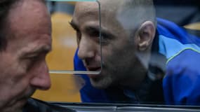 Cédric Jubillar dans le box des accusés de la cour d'assises du Tarn, à Albi, le 22 septembre 2025