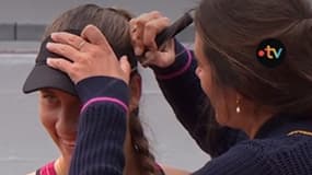 Petra Konjikusic lors du tournoi juniors de Roland-Garros, le 2 juin 2025.