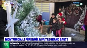 Alpes-de-Haute-Provence: à Montfuron, le père Noël arrive en parachute
