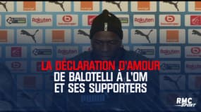 La déclaration d'amour de Balotelli à l'OM et ses supporters