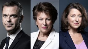Les anciens ministres de la Santé Olivier Véran, Roselyne Bachelot et Agnès Buzyn 