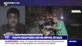 Frappe sur un hôpital de Gaza: "Ce qu'il s'est passé est un message fort à la communauté internationale pour qu'elle intervienne en urgence", pour Ziad Medoukh (professeur de français à l'université de Gaza)