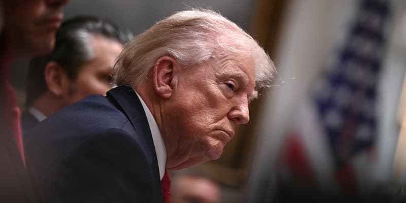 Le président américain Donald Trump à la Maison Blanche à Washington, DC (États-Unis), le 29 janvier 2026.